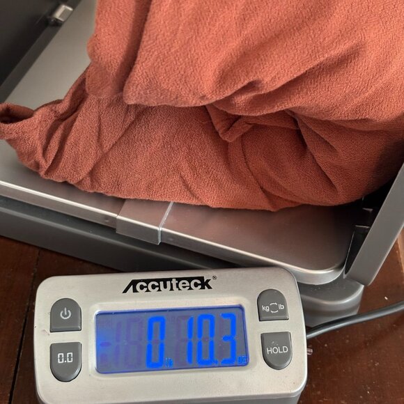 The Normal Brand Dress Size XS Clay Brown Deep V Button Midi Minimalist 18687 - Picture 10 of 10